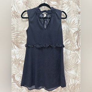 H&m navy blue dress  sleeveless size 6